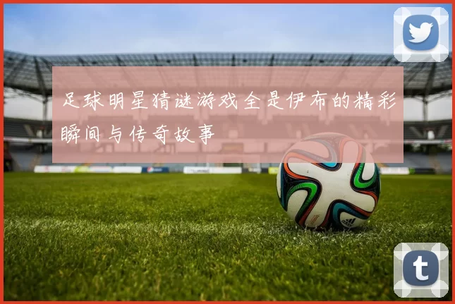 足球明星猜谜游戏全是伊布的精彩瞬间与传奇故事