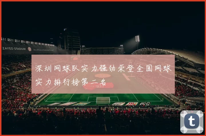深圳网球队实力强劲荣登全国网球实力排行榜第二名